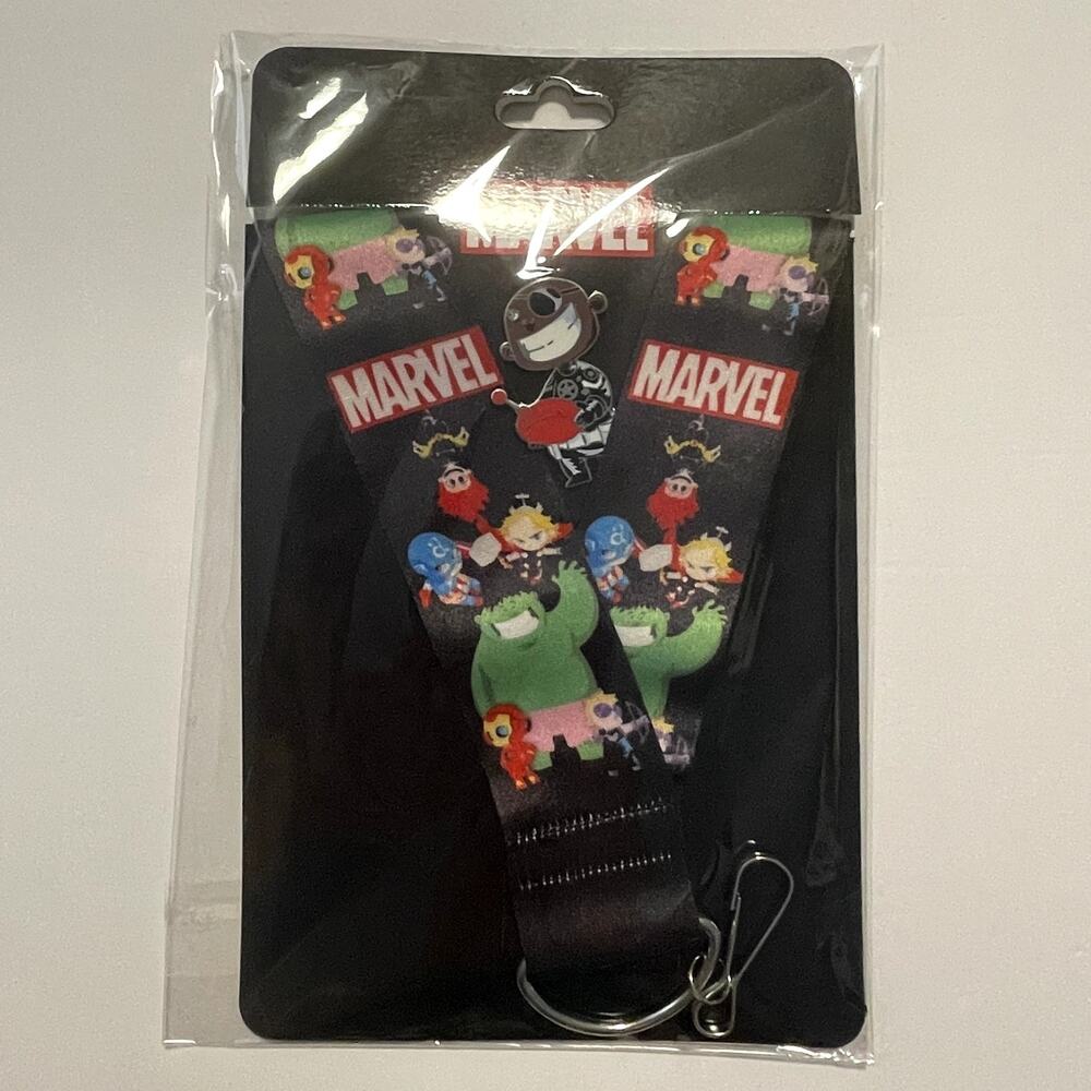 SDCC 2015 Exclusive Nick Fury Pin and Lanyard Skottie Young Art Comic Con